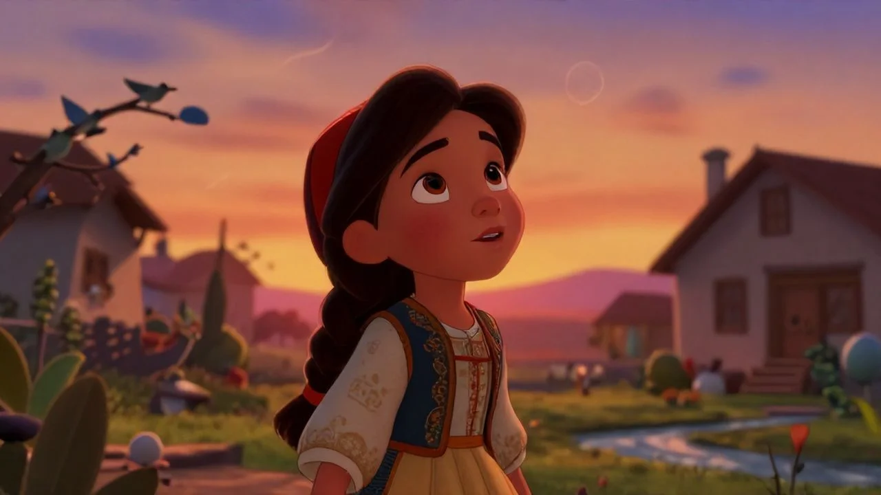 Elif Gün Batımını Seyrederken