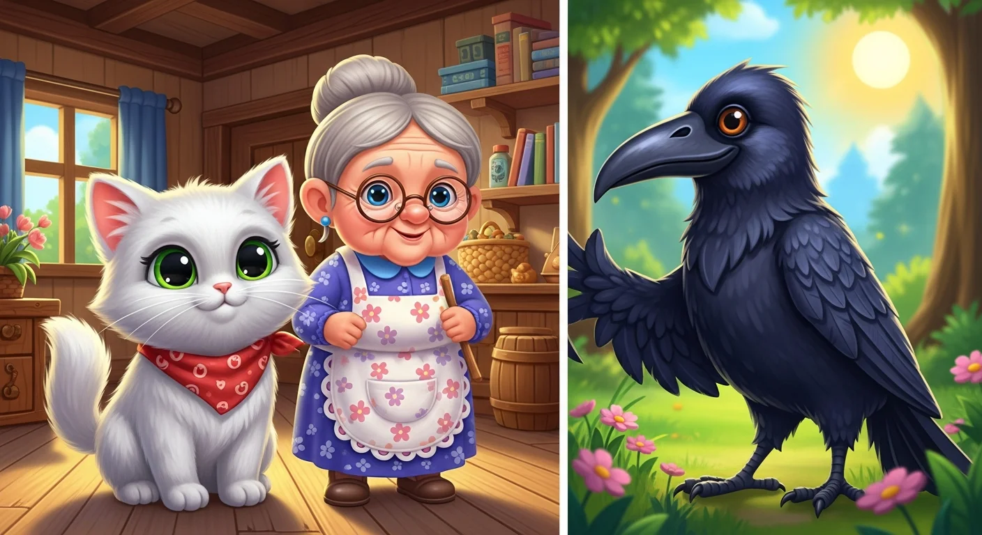 Cesur Kedi Pamuk - Karakter İllüstrasyonu