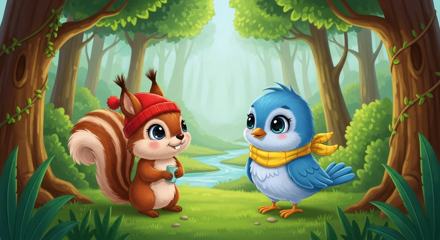 İlk Arkadaşlık Hikâyesi - Karakter İllüstrasyonu