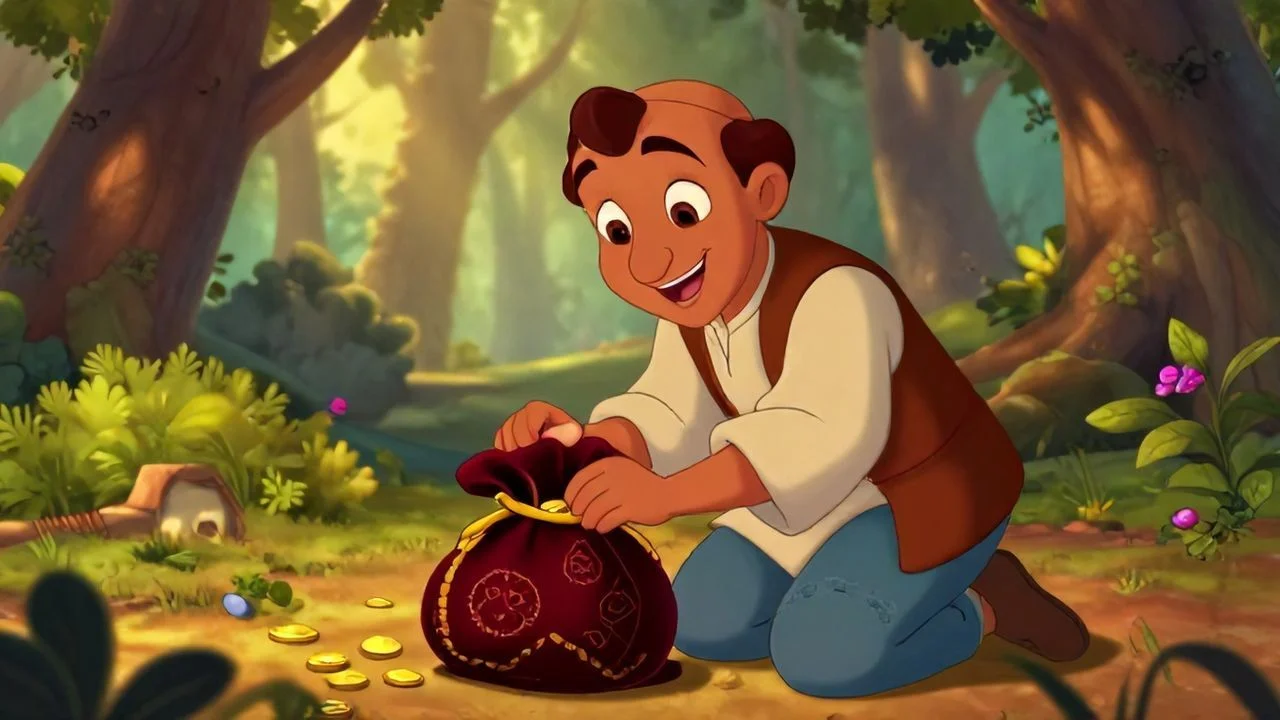 Ormanda Parıldayan Kese