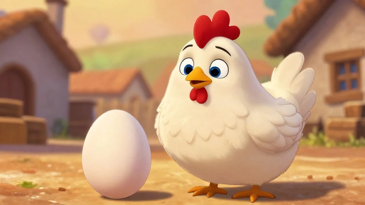 Komik Tavuk ve Kayıp Yumurtası