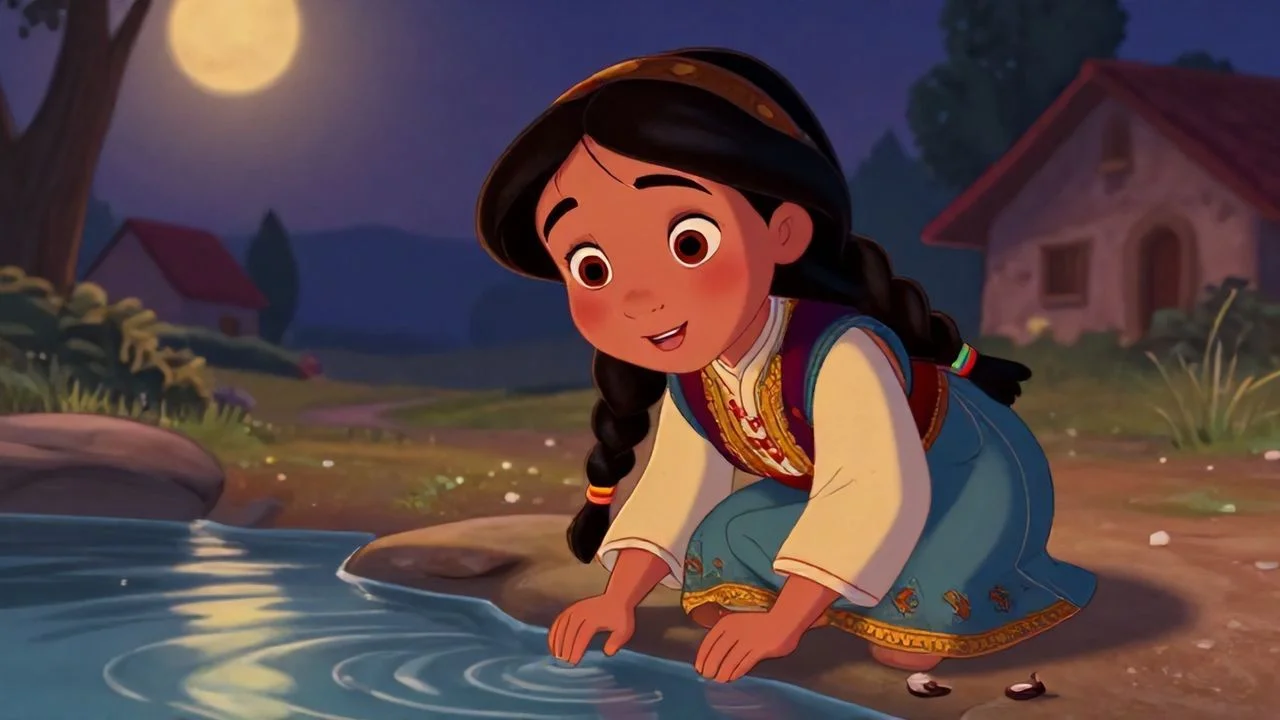 Dere Kenarında Düşünceli Elif